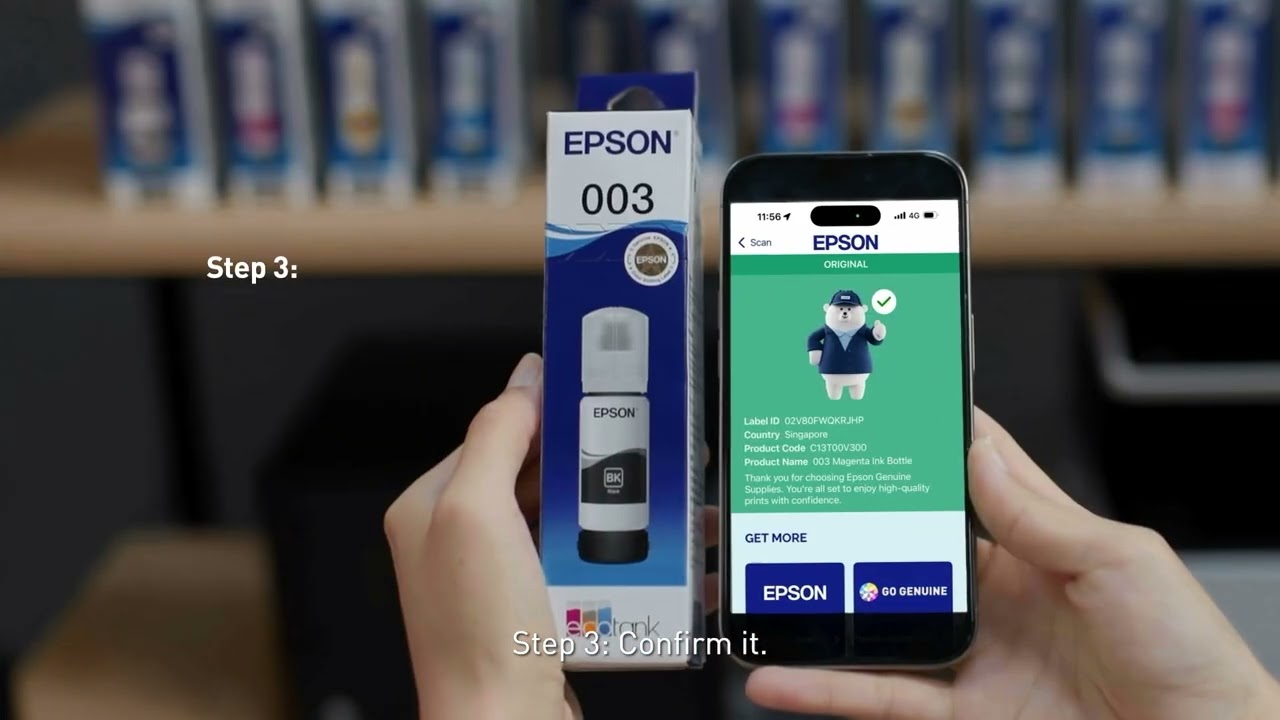 Epson Check it, Scan it, Confirm it video demonstration thumbnail